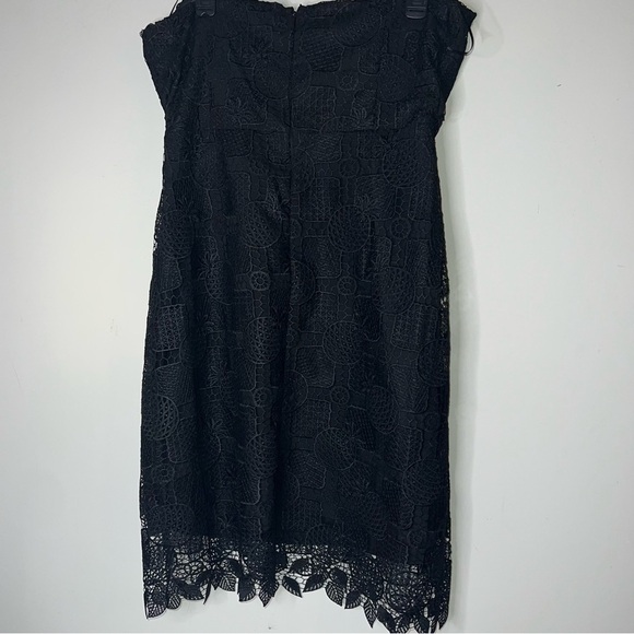 Sam Edelman Strapless Black Lace Pineapple Dress - Picture 8 of 9